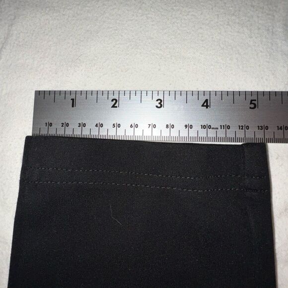 Kendall + Kylie Black High-Waisted Pull-On Leggings Size S Stretch Ponte EUC - Picture 4 of 8